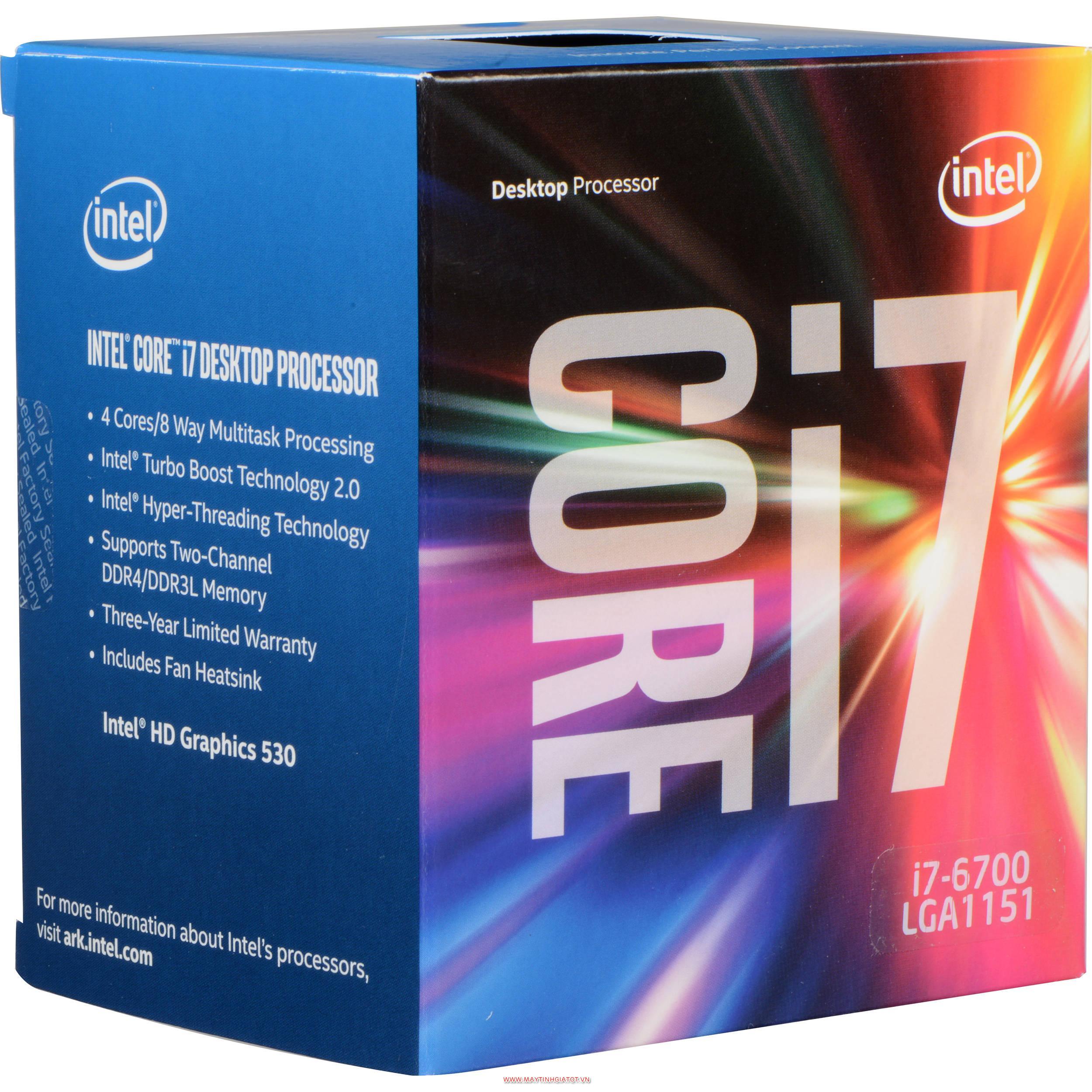 CPU INTEL CORE I7 6700 CŨ ( 3.4Ghz turbo 4.0Ghz / 8M cache 3L )