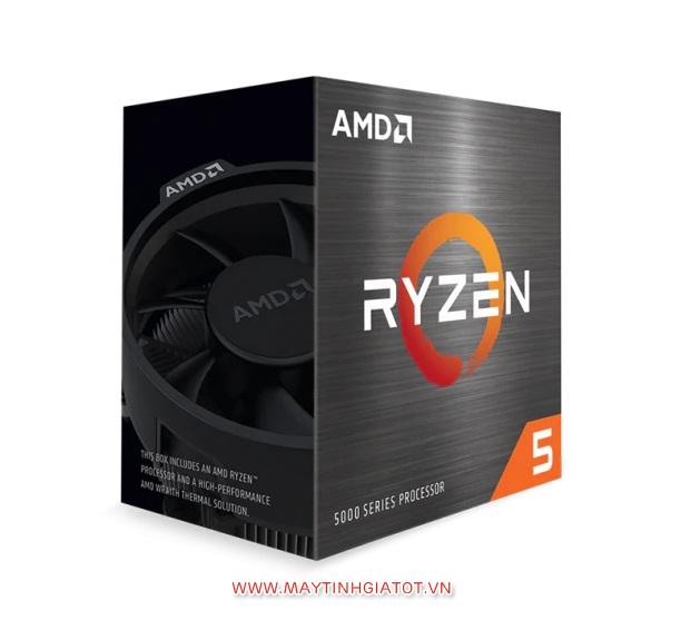 CPU AMD Ryzen 5 5600X (3.7 GHz Upto 4.6GHz / 35MB / 6 Cores, 12 Threads / 65W / Socket AM4)