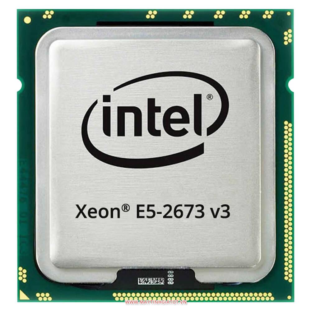 CPU Intel Xeon E5-2673v3 (2.4GHz Turbo Up To 3.2GHz, 12 nhân 24 luồng, 30MB Cache)