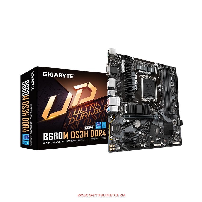 Mainboard Gigabyte B660M DS3H DDR4 (Intel B660, Socket 1700, 4 khe RAM)