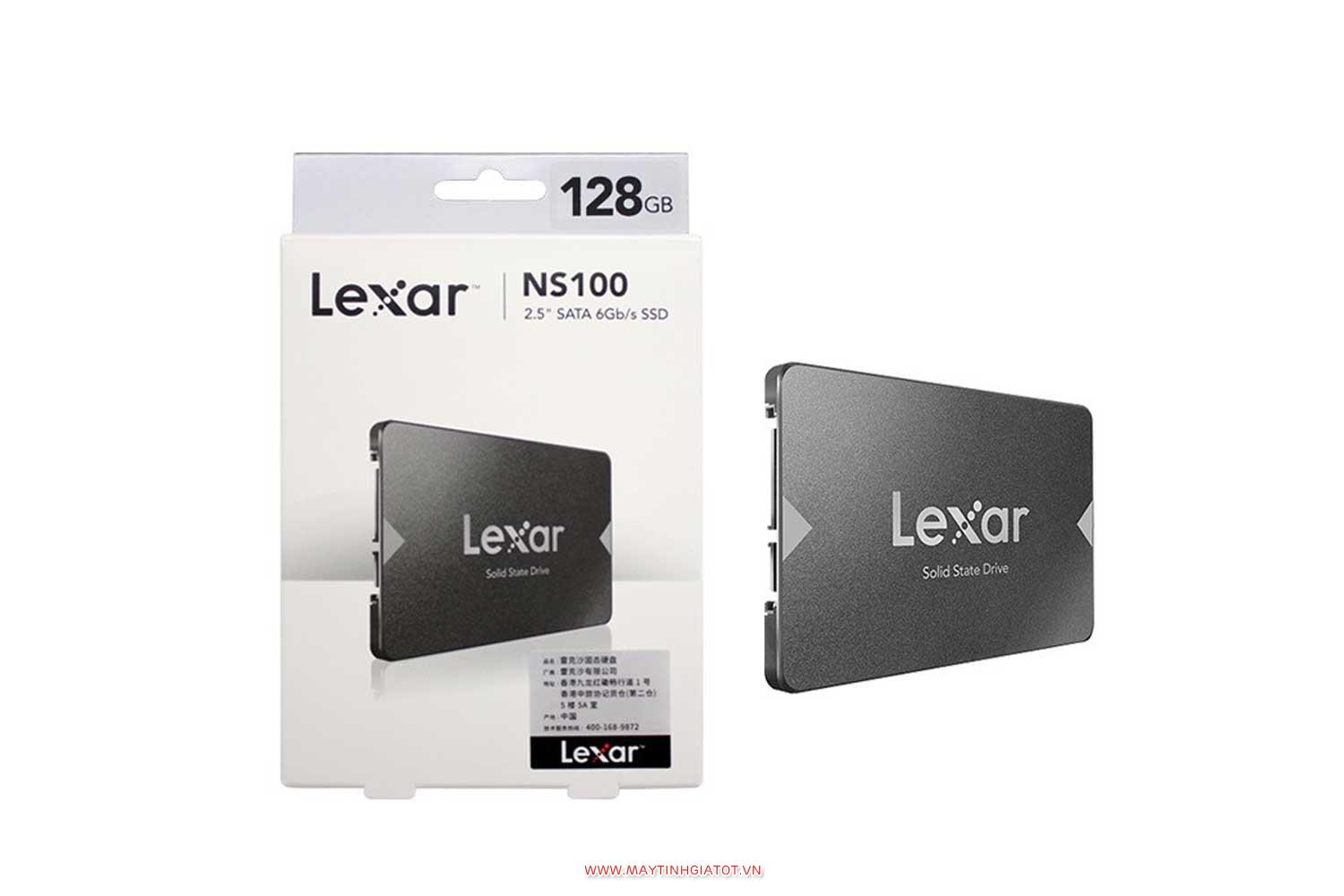 SSD Lexar NS100 128GB Sata3 2.5 inch (Đoc 520MB/s - Ghi 450MB/s)