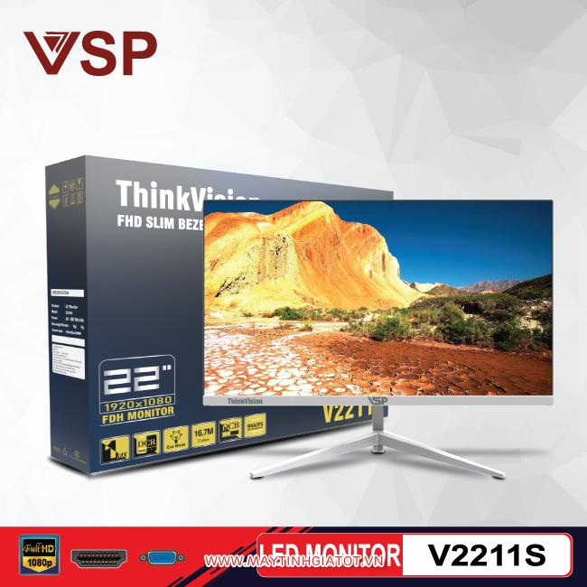 Màn hình VSP ThinkVision 22inch V2211S LED
