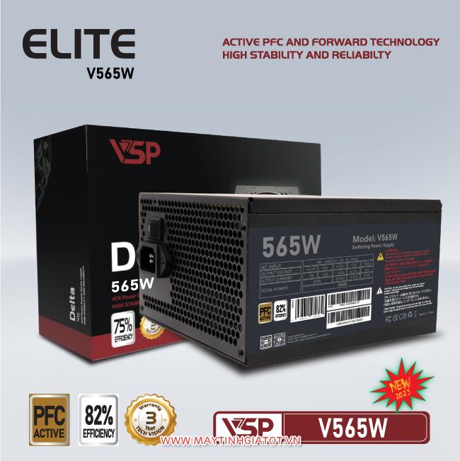 Nguồn VSP Elite Active PFC V565W