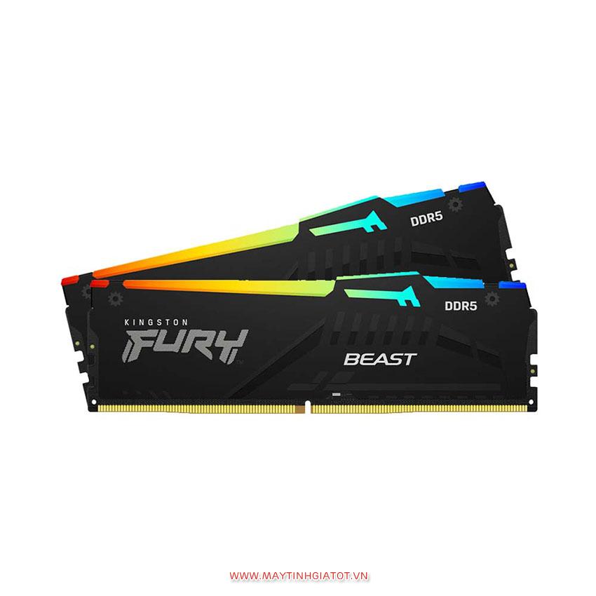 RAM Kingston FURY Beast RGB 32GB (2x16GB) DDR5 5600Mhz