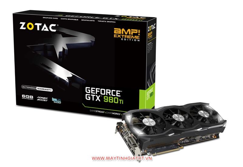 VGA ZOTAC GTX 980TI AMP BẢN 6GB - 384 BIT - DDR5