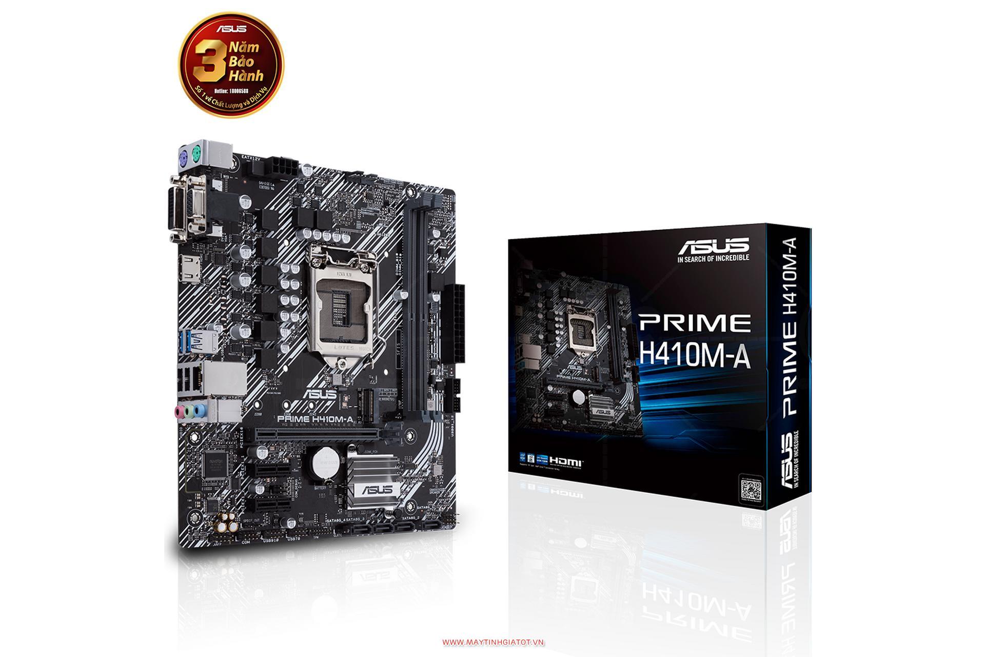 Mainboard ASUS PRIME H410M-A (Intel H410, Socket 1200)
