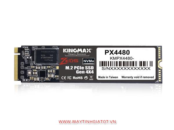 SSD Kingmax Zeus 500GB M.2 2280 PCIe NVMe (Đọc 5000MB/s - Ghi 2500MB/s)