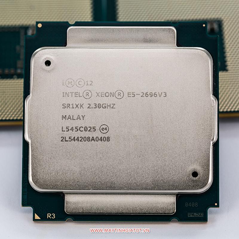 CPU Intel Xeon E5 2696v3 (2.3GHz Turbo Up To 3.6GHz, 18 nhân 36 luồng, 45MB Cache, LGA 2011-3)